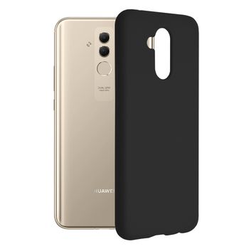 Husa premium techsuit - soft edge silicone - huawei mate 20 lite - black