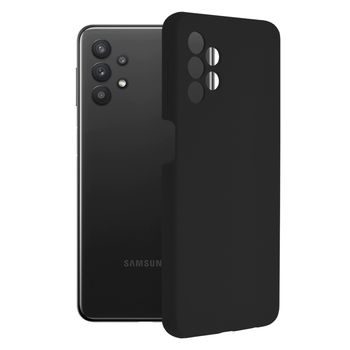 Husa premium techsuit - soft edge silicone - samsung galaxy a32 5g - black