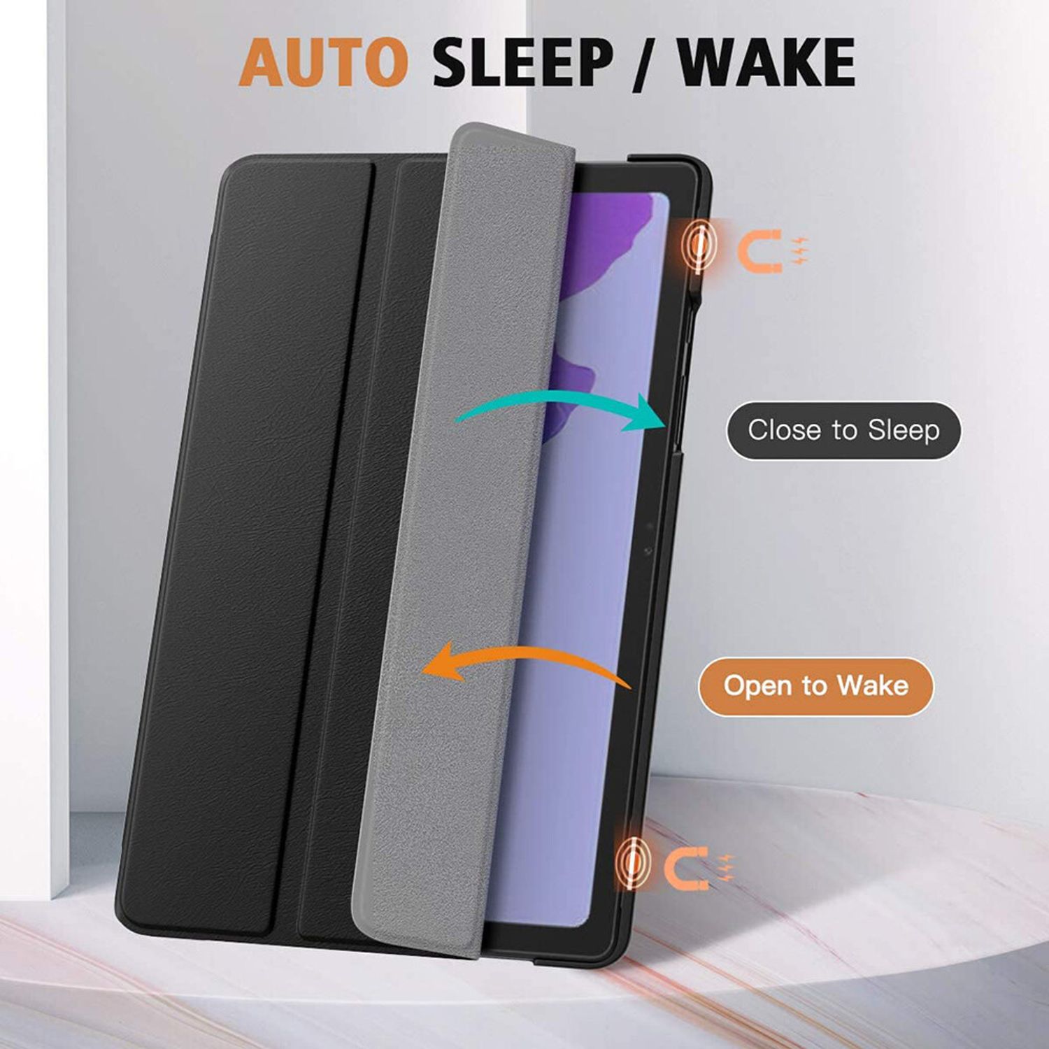 Husa tableta Huawei Matepad T 10 / T 10S, Albastru fotografia produsului View 3 L