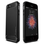 Husa premium Rugged Armor compatibila cu iPhone 5 / 5s / SE, Negru fotografia produsului View 2 S