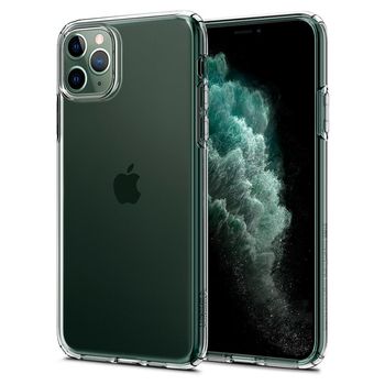 Husa premium liquid crystal compatibila cu iphone 11 pro max, transparent