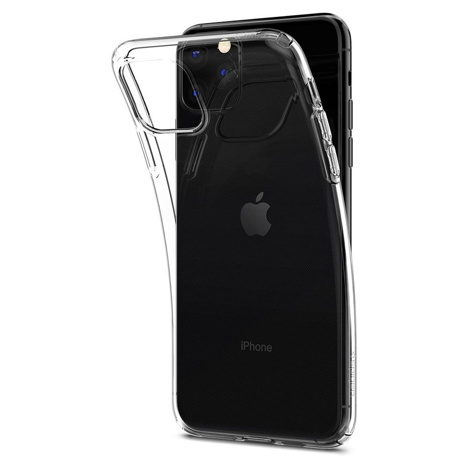 Husa premium Liquid Crystal compatibila cu iPhone 11 Pro Max, Transparent fotografia produsului View 3 L