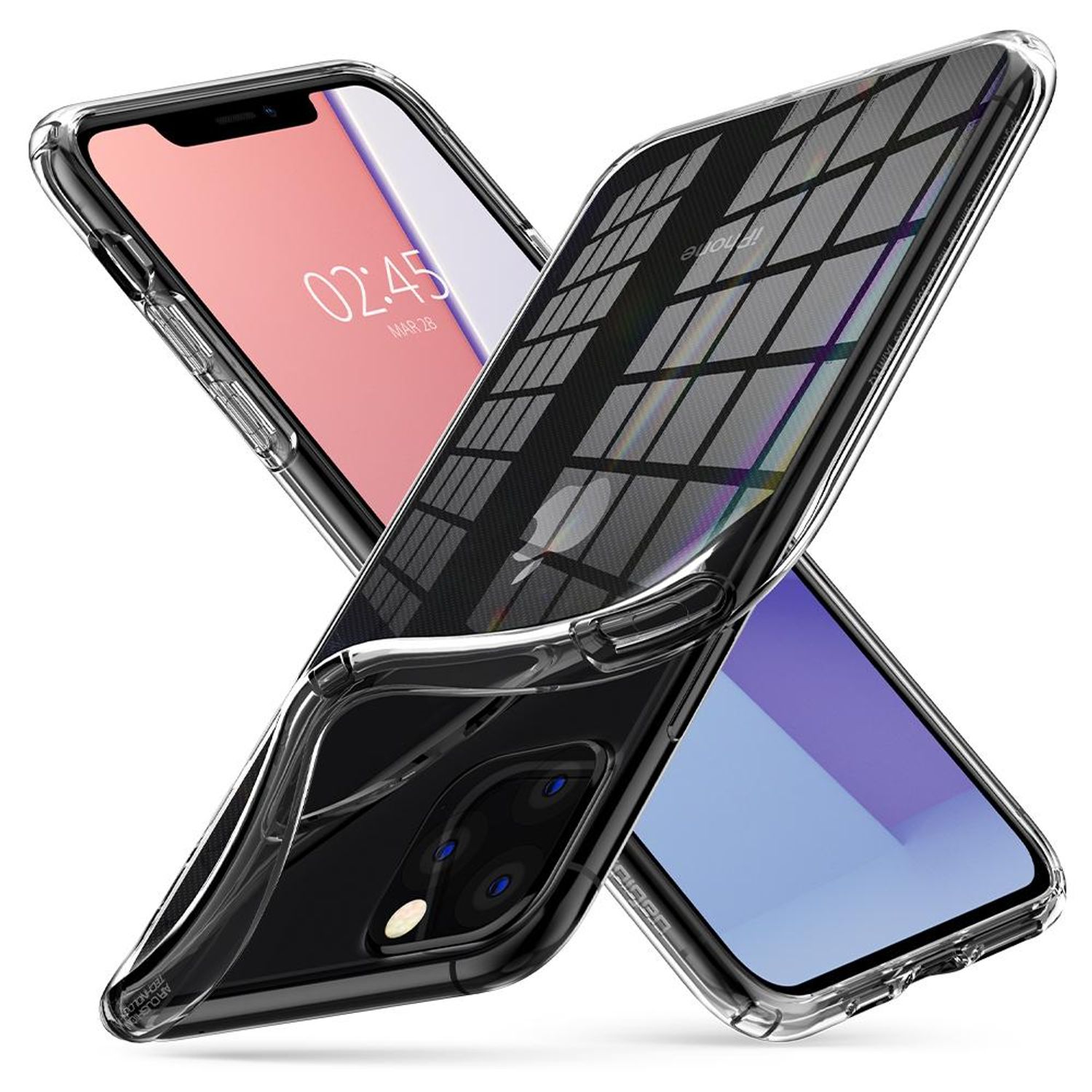 Husa premium Liquid Crystal compatibila cu iPhone 11 Pro Max, Transparent fotografia produsului View 2 L