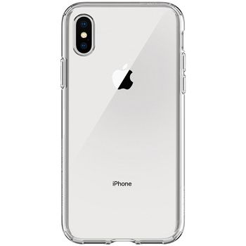 Husa premium liquid crystal compatibila cu iphone x / xs, transparent