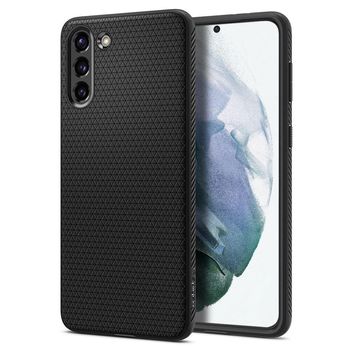 Husa premium liquid air compatibila cu samsung galaxy s21, negru