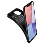 Husa premium Liquid Air compatibila cu iPhone 11, Negru fotografia produsului View 2 S