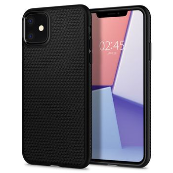 Husa premium liquid air compatibila cu iphone 11, negru
