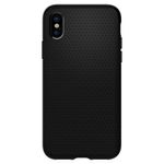 Husa premium Liquid Air compatibila cu iPhone X / XS, Negru fotografia produsului