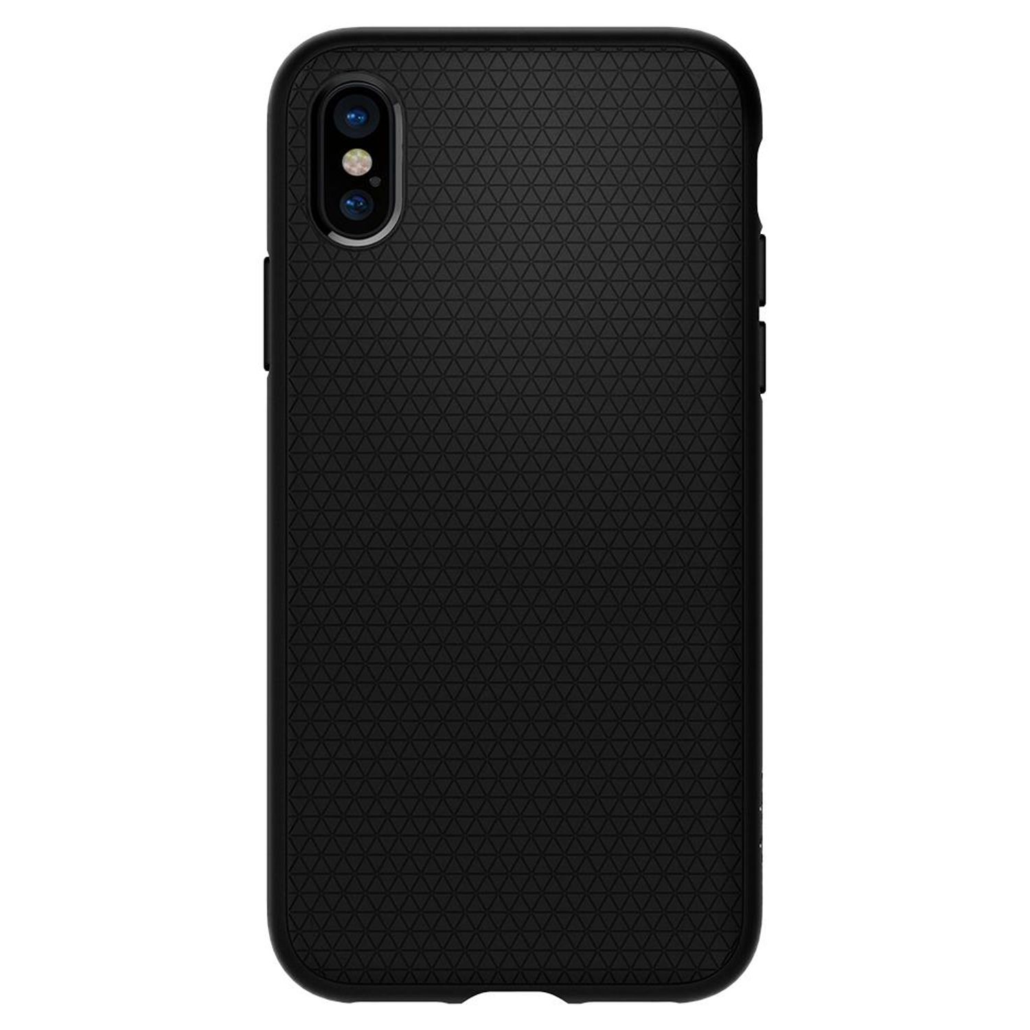 Husa premium Liquid Air compatibila cu iPhone X / XS, Negru fotografia produsului
