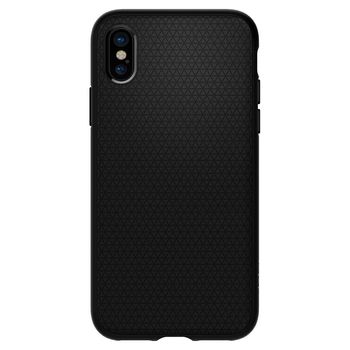Husa premium liquid air compatibila cu iphone x / xs, negru