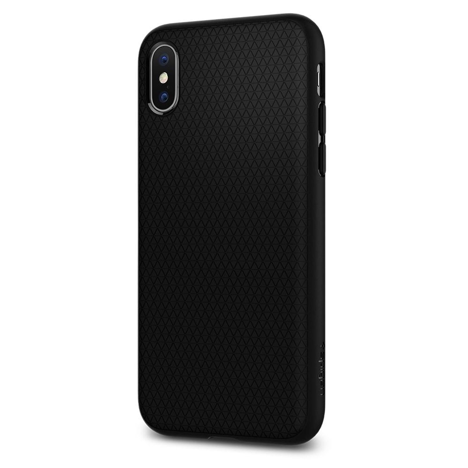 Husa premium Liquid Air compatibila cu iPhone X / XS, Negru fotografia produsului View 3 L