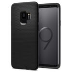 Husa premium Liquid Air compatibila cu Samsung Galaxy S9, Negru fotografia produsului