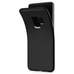 Husa premium Liquid Air compatibila cu Samsung Galaxy S9, Negru fotografia produsului View 3 S