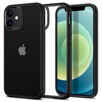 Husa premium ultra hybrid compatibila cu iphone 12 / 12 pro, negru