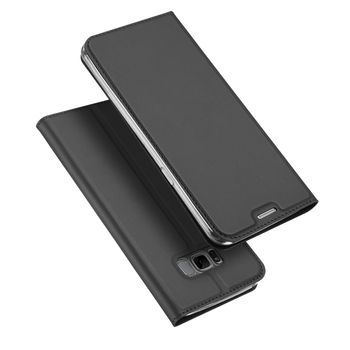 Husa tip carte dux ducis - skin pro - samsung galaxy s8 - black