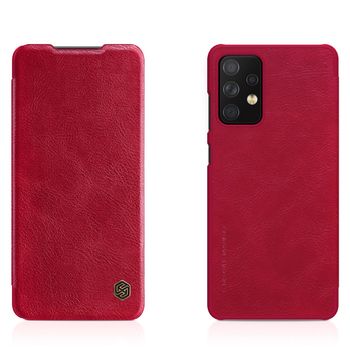 Husa Nillkin – Qin Leather Case – Samsung Galaxy A72 5G – Red elefant.ro imagine noua 2022
