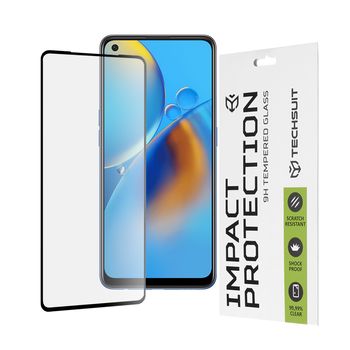 Folie sticla oppo reno a74,full cover, full glue glass, black
