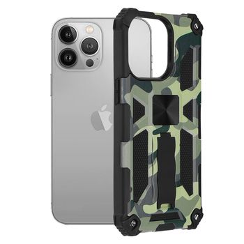 Husa antisoc techsuit - blazor series - iphone 13 pro - camo lime