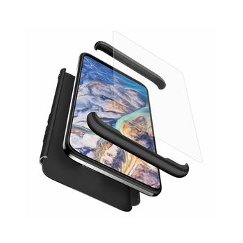 Husa protectie 360 + folie de protectie - samsung galaxy a42 5g - black