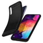 Husa premium Rugged Armor compatibila cu Samsung Galaxy A50, Negru fotografia produsului View 2 S