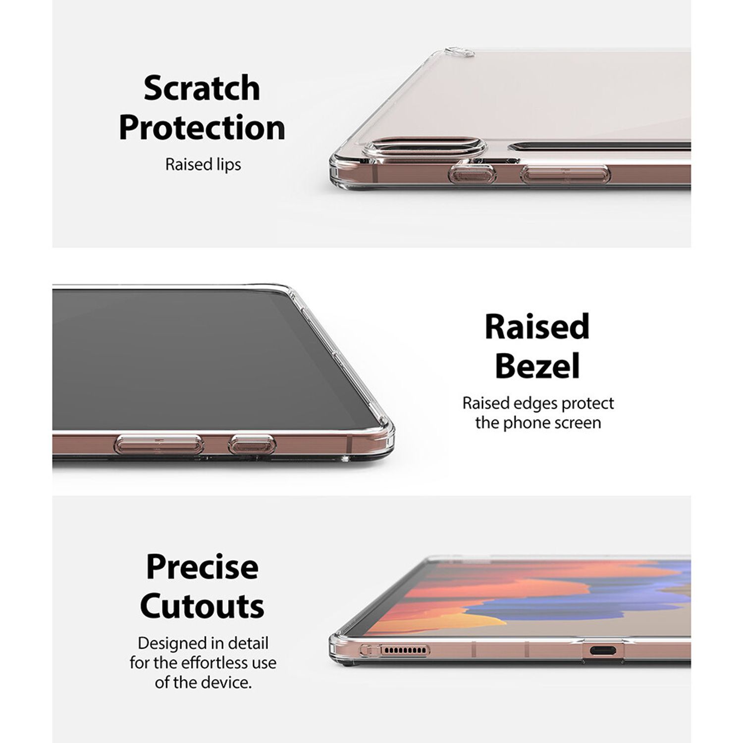 Husa tableta Samsung Galaxy Tab S7 Plus 12.4 T970/T976, Transparent fotografia produsului View 2 L