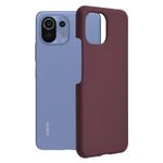 Husa premium Techsuit - Soft Edge Silicone - Xiaomi Mi 11 Lite - Plum Violet fotografia produsului