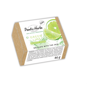 Pontic Herbs Sapun solid Green Lime, 80 grame elefant.ro