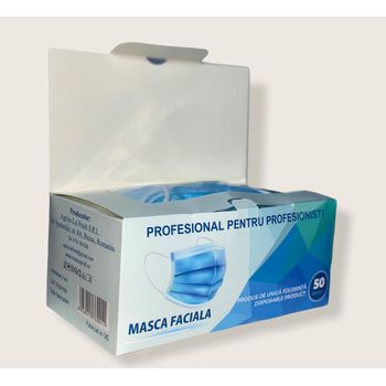 Masca faciala unica folosinta, 50 buc/cutie