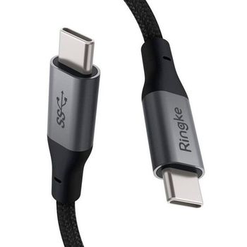 Cablu date premium ringke - type-c to type-c, 1.2 m - gray