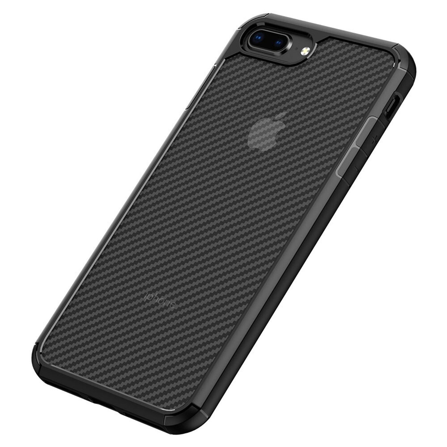 Husa premium Techsuit - CarbonFuse - iPhone 7 Plus / 8 Plus - Black fotografia produsului View 3 L