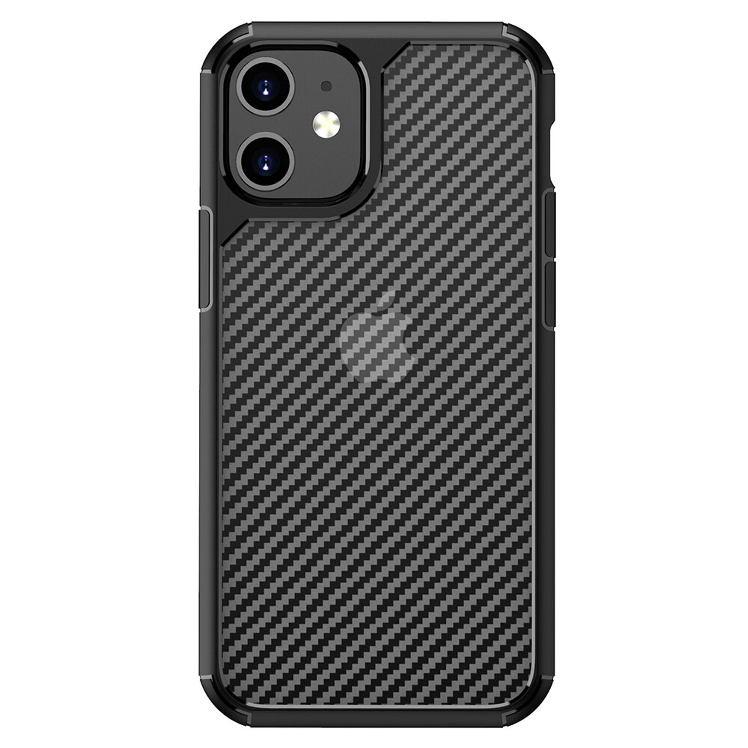 Husa premium Techsuit - CarbonFuse - iPhone 12 / 12 Pro - Black fotografia produsului View 2 L