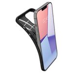 Husa premium Liquid Air compatibila cu iPhone 13 Pro Max, Negru fotografia produsului View 3 S