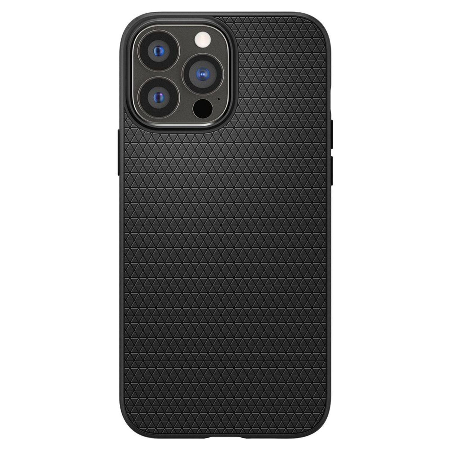 Husa premium Liquid Air compatibila cu iPhone 13 Pro Max, Negru fotografia produsului View 2 L