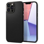 Husa premium Liquid Air compatibila cu iPhone 13 Pro Max, Negru fotografia produsului