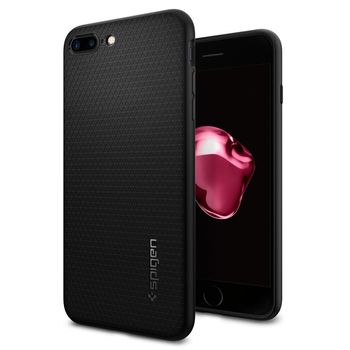 Husa premium liquid air compatibila cu iphone 7 plus / 8 plus, negru