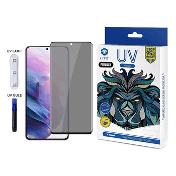 Folie protectie - 3d uv glass - samsung galaxy s21 plus - privacy