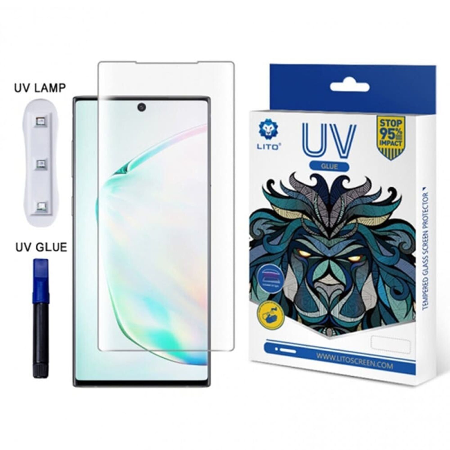 Folie protectie  - 3D UV Glass - Samsung Galaxy Note 20 Ultra - Transparent fotografia produsului