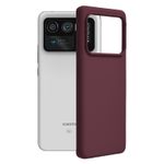 Husa premium Techsuit - Soft Edge Silicone - Xiaomi Mi 11 Ultra - Plum Violet fotografia produsului