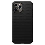Husa premium Liquid Air compatibila cu iPhone 12 Pro Max, Negru fotografia produsului View 3 S