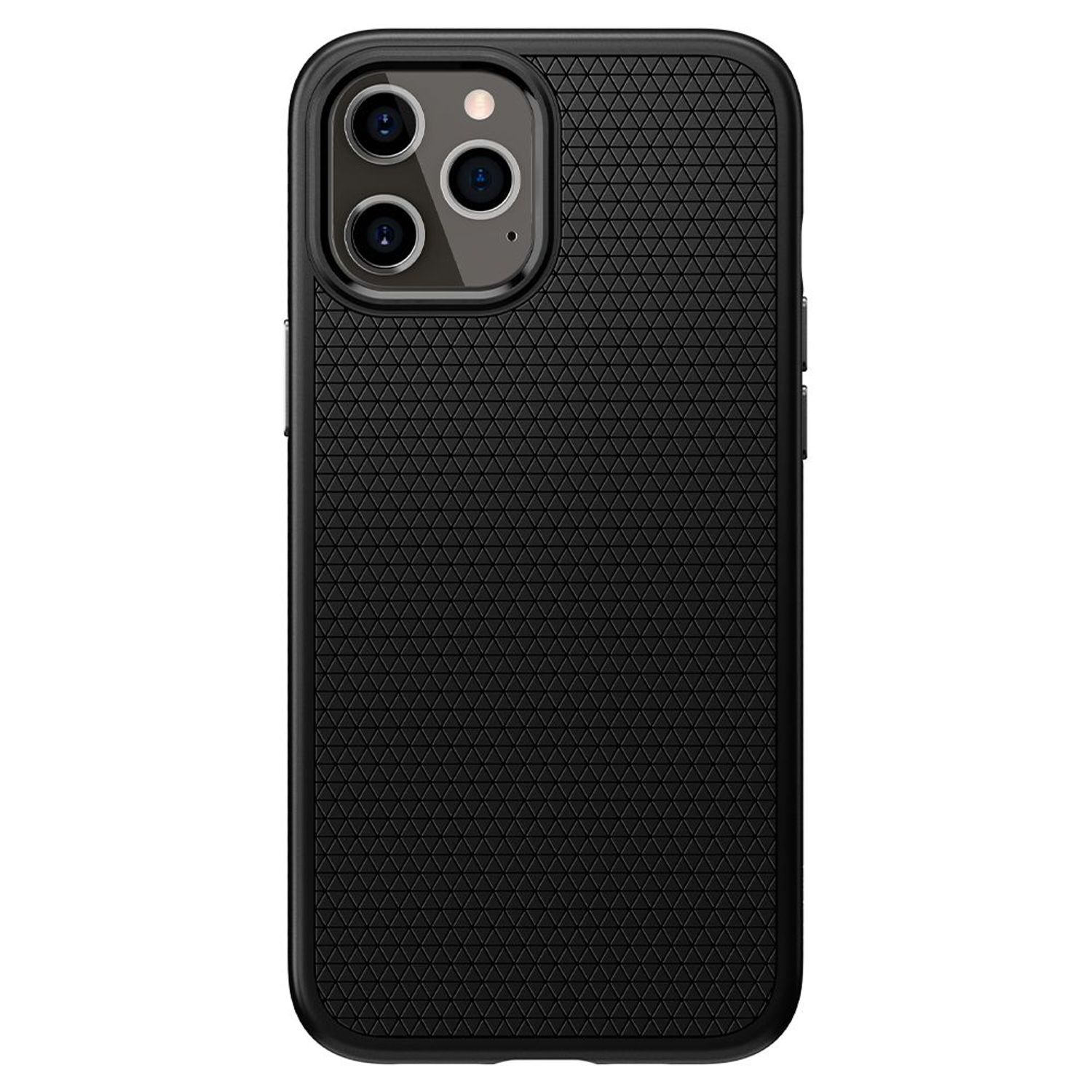 Husa premium Liquid Air compatibila cu iPhone 12 Pro Max, Negru fotografia produsului View 3 L