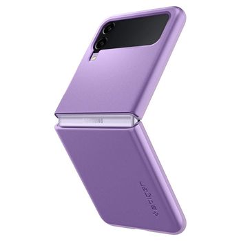 Husa premium thin fit compatibila cu samsung galaxy z flip 3 5g, lavender