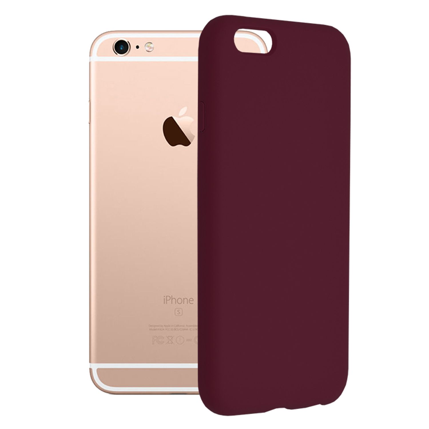 Husa premium Techsuit - Soft Edge Silicone - iPhone 6 / 6S - Plum Violet fotografia produsului