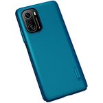 Husa Nillkin - Super Frosted Shield - Xiaomi Poco F3 - Blue fotografia produsului View 3 S