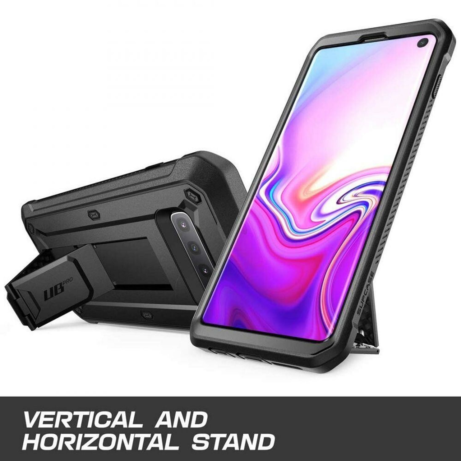 Husa premium Supcase - Unicorn Beetle Pro - Samsung Galaxy S10 - Black fotografia produsului View 2 L
