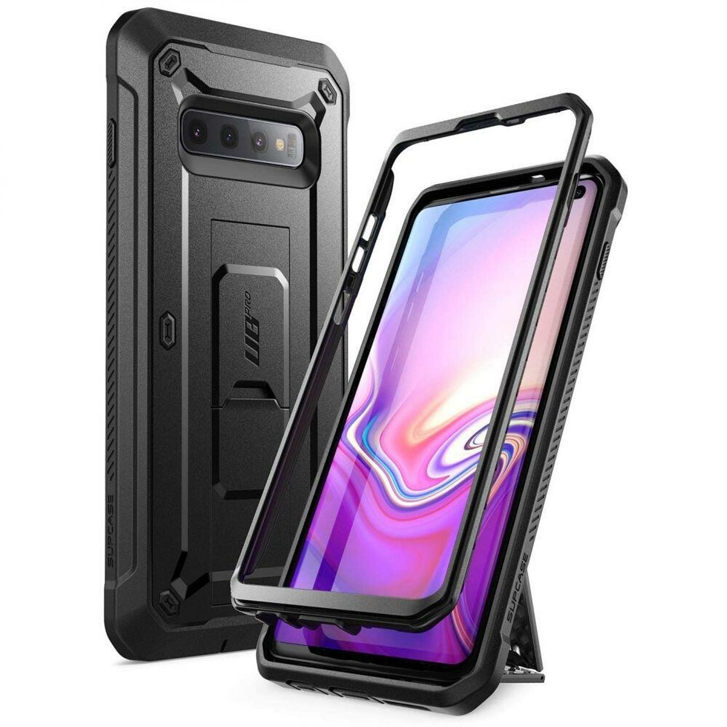 Husa premium Supcase - Unicorn Beetle Pro - Samsung Galaxy S10 - Black fotografia produsului