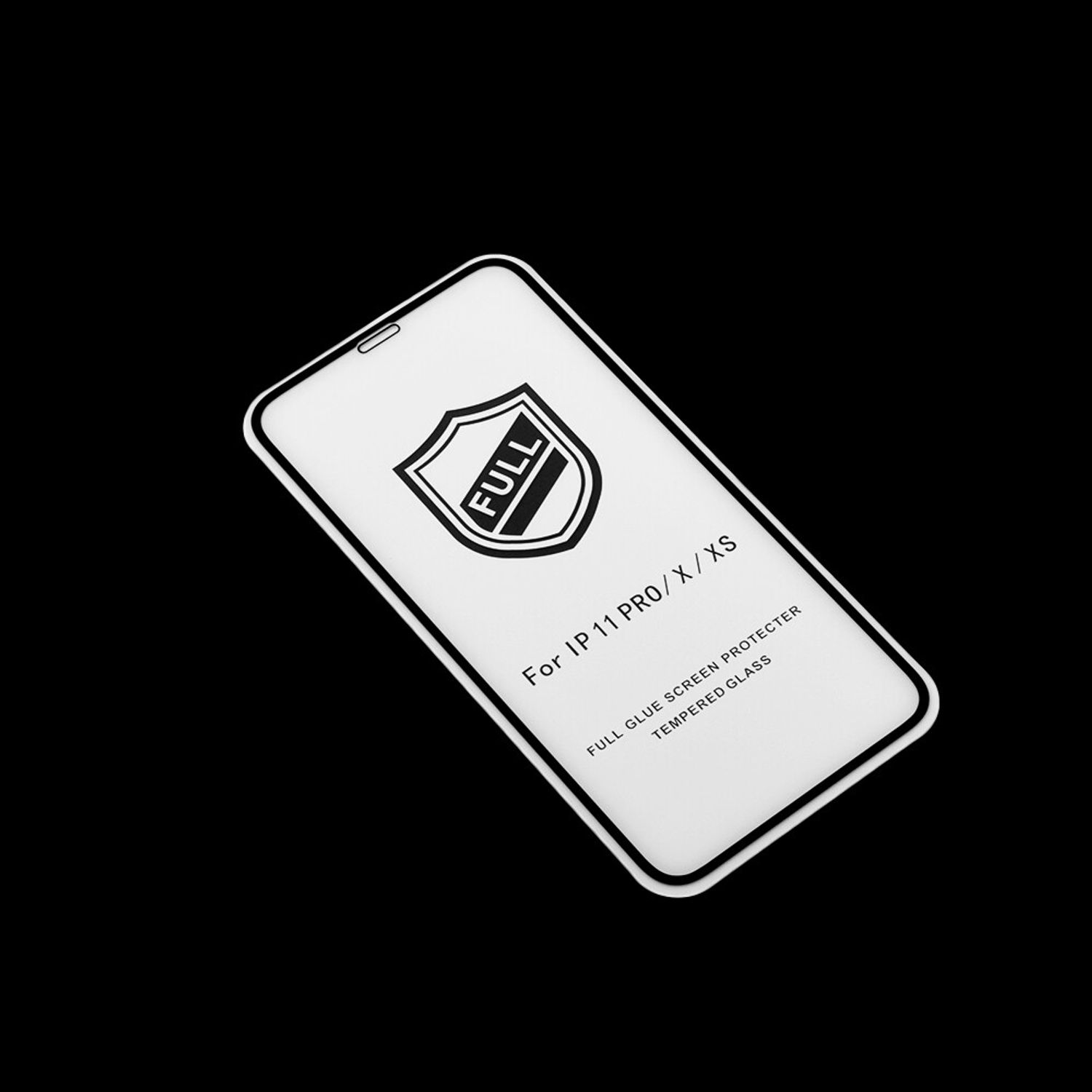 Folie protectie iPhone X / XS / 11 PRO - Black fotografia produsului View 3 L