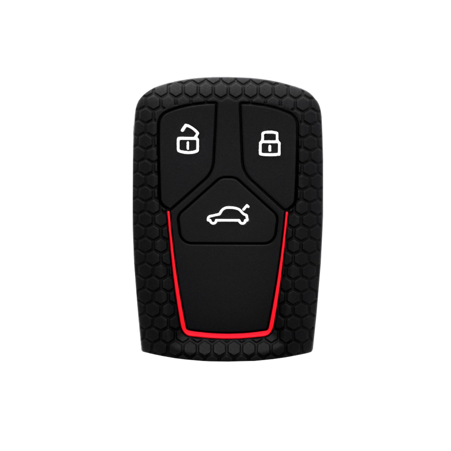 Husa din silicon pentru cheie auto Techsuit - Audi A4 B9, RS5, TT (2008.02) fotografia produsului