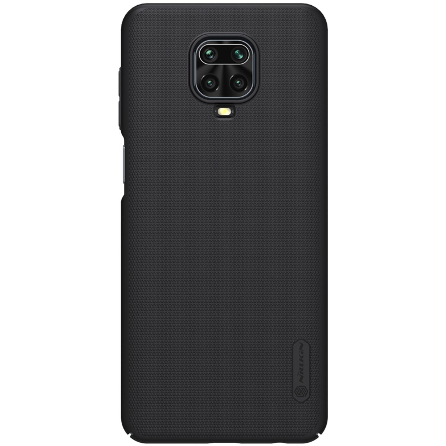 Husa Nillkin - Super Frosted Shield - Xiaomi Redmi Note 9S / Note 9 Pro / Note 9 Pro Max - Black fotografia produsului View 2 L