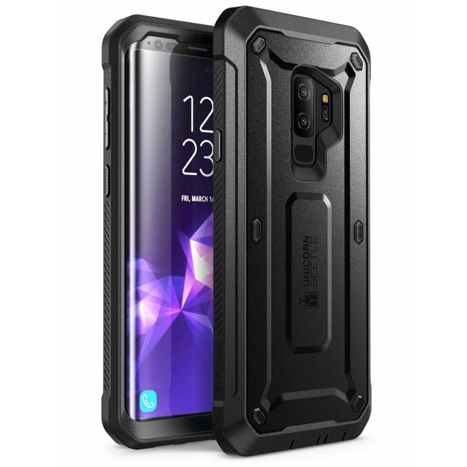 Husa premium Supcase - Unicorn Beetle Pro - Samsung Galaxy S9 Plus - Black fotografia produsului