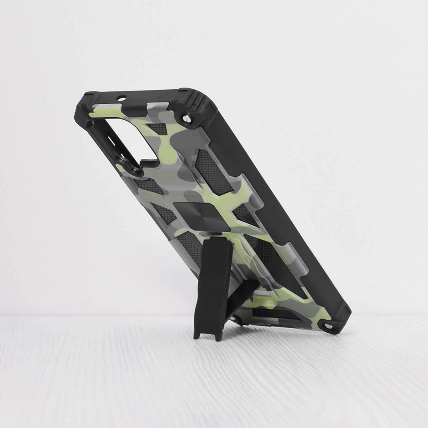 Husa antisoc Techsuit - Blazor Series - Samsung Galaxy A22 4G - Camo Lime fotografia produsului View 3 L